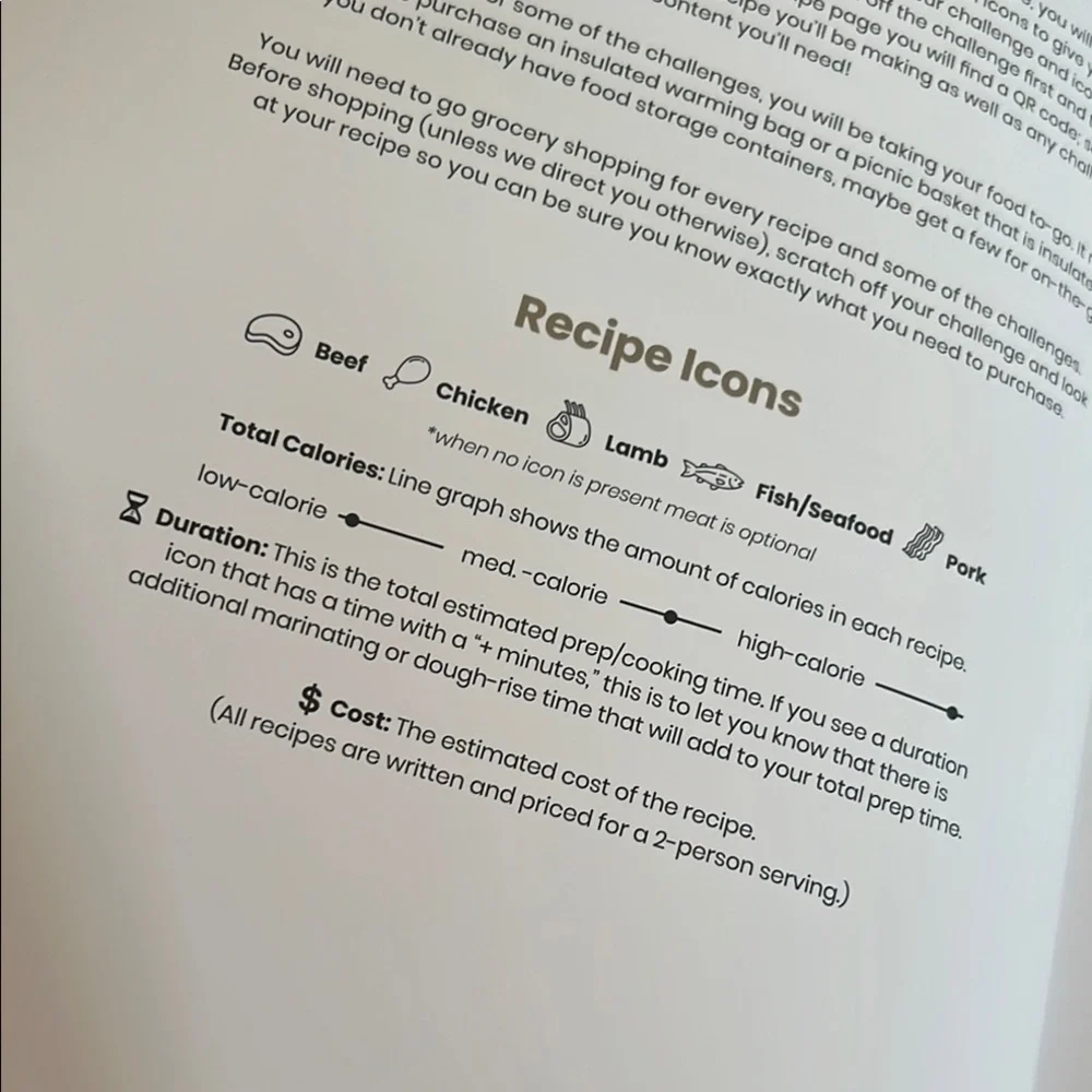 Dinner Dates Cookbook - White